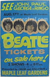 Beatles tickets poster